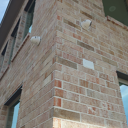 Exterior security camera install