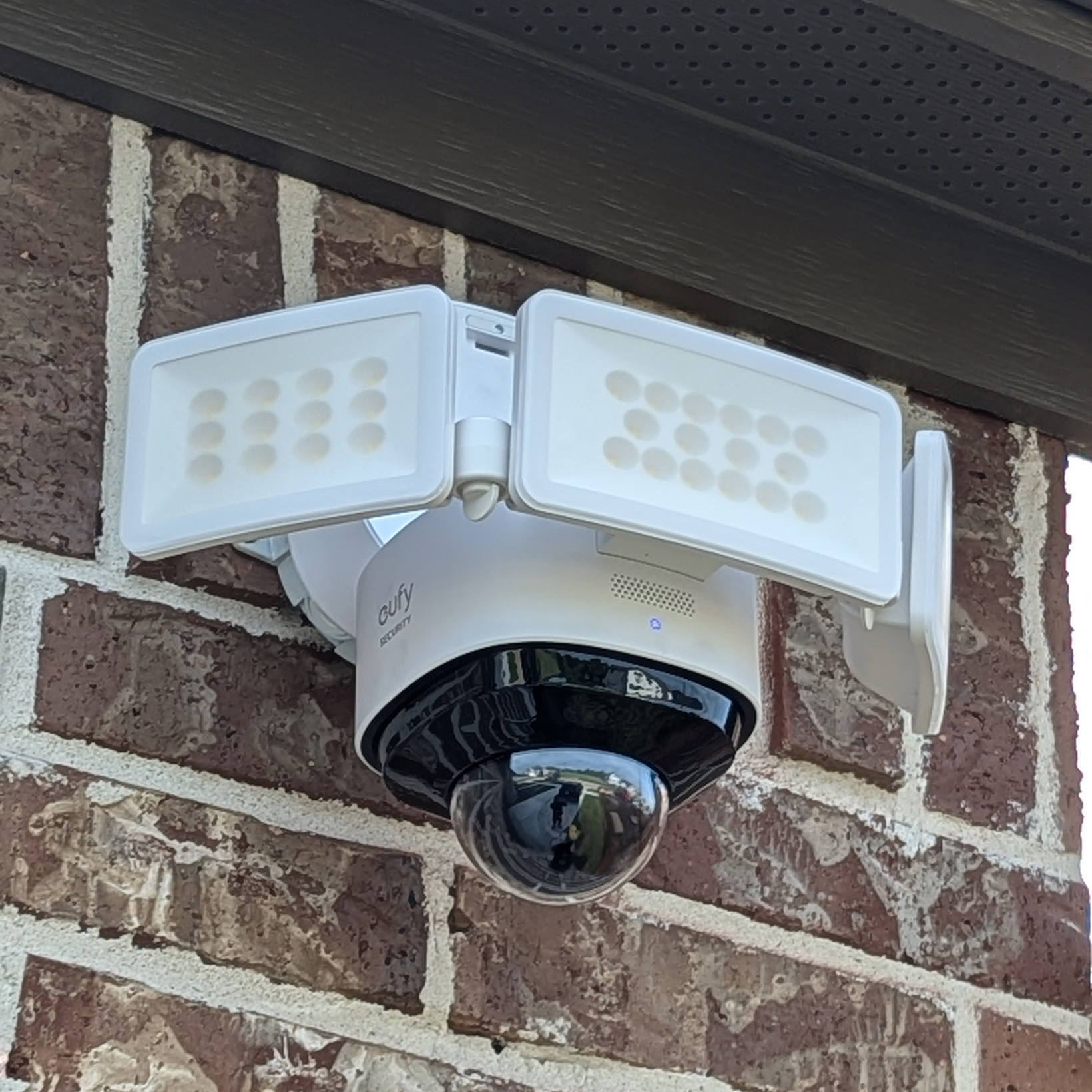 Floodlight security camera install